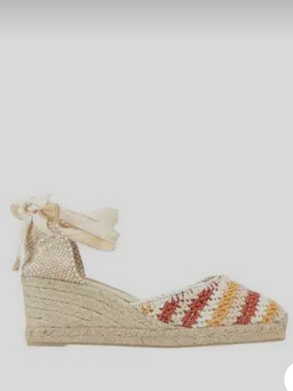 Castaner Crochet wedge espadrilles - Multicolored – CARINA